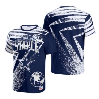 Men's Dallas Cowboys NFL x Staple Navy All Over Print T-Shirt