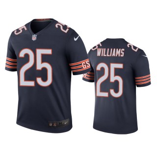 Chicago Bears Damien Williams Navy Color Rush Legend Jersey