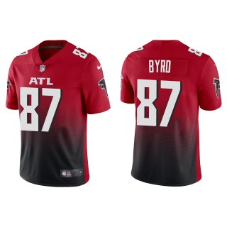 Men's Atlanta Falcons Damiere Byrd Red Alternate Vapor Limited Jersey