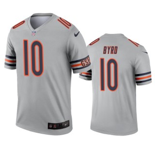 Chicago Bears Damiere Byrd Silver Inverted Legend Jersey