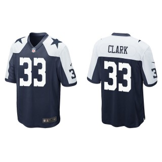 Men's Dallas Cowboys Damone Clark Navy Alternate Game Jersey