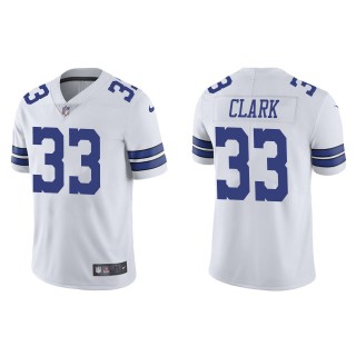 Men's Dallas Cowboys Damone Clark White Vapor Limited Jersey