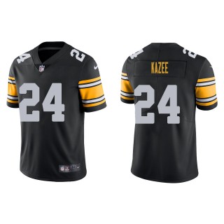 Men's Pittsburgh Steelers Damontae Kazee Black Alternate Vapor Limited Jersey