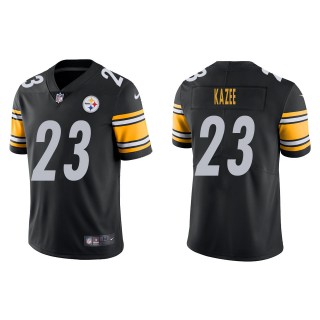 Men's Pittsburgh Steelers Damontae Kazee Black Vapor Limited Jersey