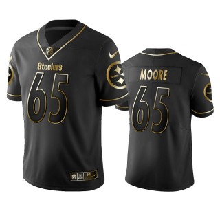 Dan Moore Steelers Black Golden Edition Vapor Limited Jersey