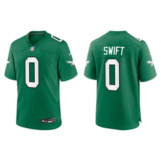 D'Andre Swift Eagles Kelly Green Alternate Game Jersey