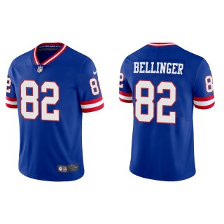 Men's New York Giants Daniel Bellinger Royal Classic Vapor Limited Jersey