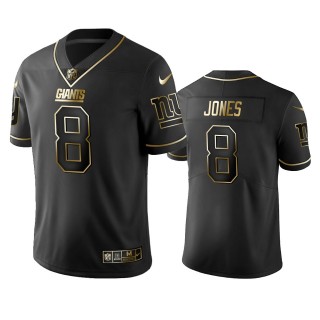 New York Giants Daniel Jones Black 2019 Vapor Limited Golden Edition Jersey