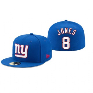 New York Giants Daniel Jones Royal Omaha 59FIFTY Fitted Hat