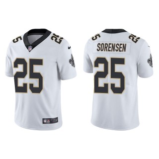 Men's New Orleans Saints Daniel Sorensen White Vapor Limited Jersey