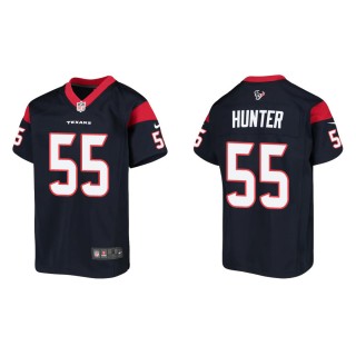 Youth Danielle Hunter Texans Navy Game Jersey