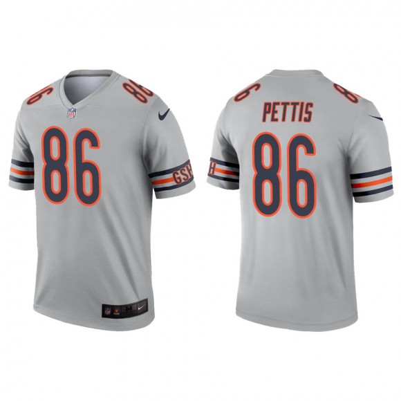 Men's Chicago Bears Dante Pettis Silver Inverted Legend Jersey