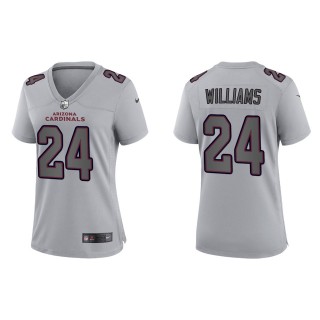 Darrel Williams Women's Arizona Cardinals Gray Atmosphere Fashion Game Jersey