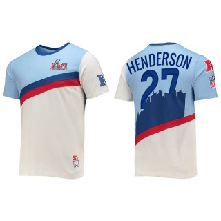 Darrell Henderson Rams White Super Bowl LVI T-Shirt