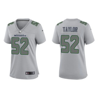 Darrell Taylor Women's Seattle Seahawks Gray Atmosphere Fashion Game Jersey