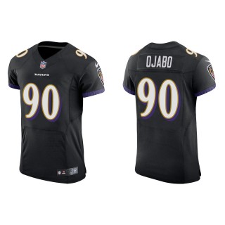 David Ojabo Men's Baltimore Ravens Black Alternate Vapor Elite Jersey