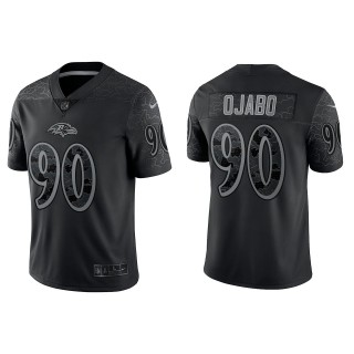 David Ojabo Baltimore Ravens Black Reflective Limited Jersey