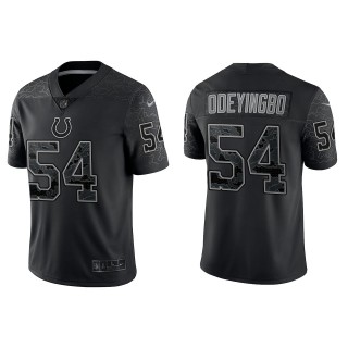 Dayo Odeyingbo Indianapolis Colts Black Reflective Limited Jersey