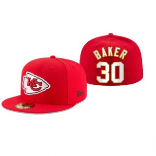 Kansas City Chiefs Deandre Baker Red Omaha 59FIFTY Fitted Hat