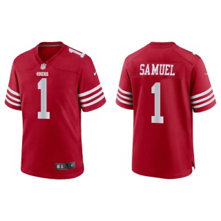 Men's Deebo Samuel 49ers Scarlet Game Jersey