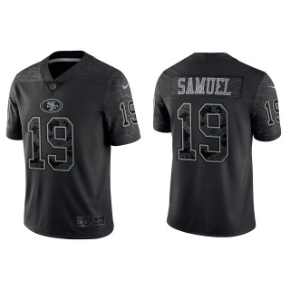 Deebo Samuel San Francisco 49ers Black Reflective Limited Jersey