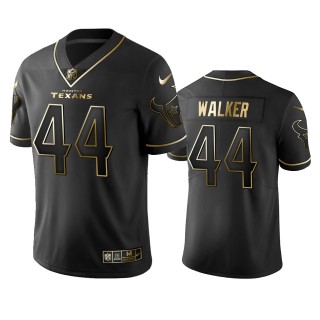 Texans DeMarcus Walker Black Golden Edition Vapor Limited Jersey