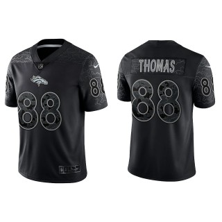 Demaryius Thomas Denver Broncos Black Reflective Limited Jersey