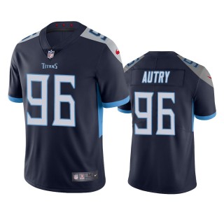 Denico Autry Tennessee Titans Navy Vapor Limited Jersey