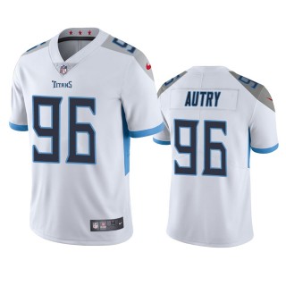 Denico Autry Tennessee Titans White Vapor Limited Jersey