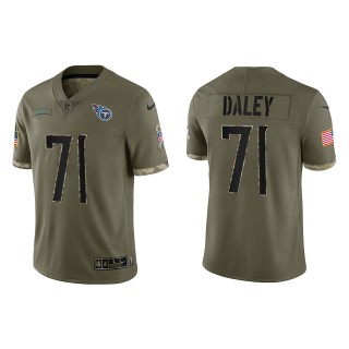 Dennis Daley Tennessee Titans Olive 2022 Salute To Service Limited Jersey