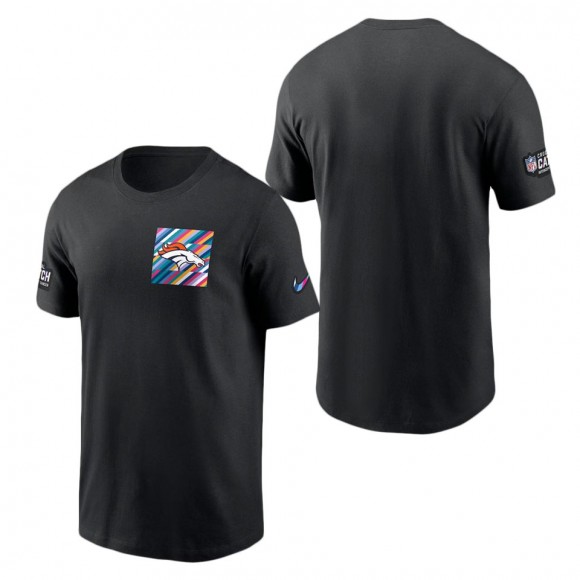 Denver Broncos Black 2023 NFL Crucial Catch Sideline Tri-Blend T-Shirt