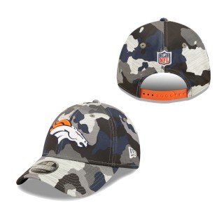 Men's Denver Broncos Camo 2022 NFL Training Camp Official 9FORTY Adjustable Hat