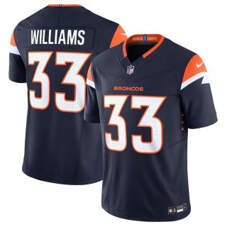 Denver Broncos Javonte Williams Navy Alternate Vapor F.U.S.E. Limited Jersey