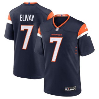 Denver Broncos John Elway Navy Alternate Retired Player Game Jersey