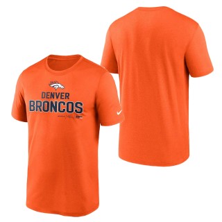 Denver Broncos Orange Legend Community T-Shirt
