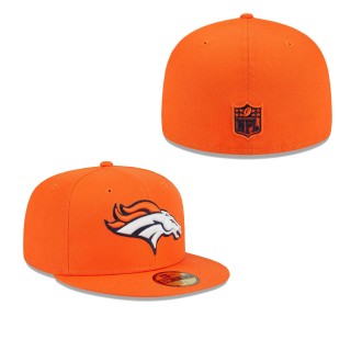 Denver Broncos Orange Main Fitted Hat