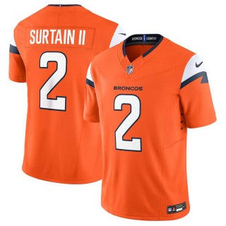 Denver Broncos Patrick Surtain II Orange Vapor F.U.S.E. Limited Jersey