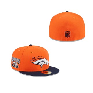 Denver Broncos Throwback Hidden Fitted Hat