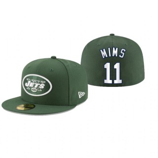 New York Jets Denzel Mims Green Omaha 59FIFTY Fitted Hat