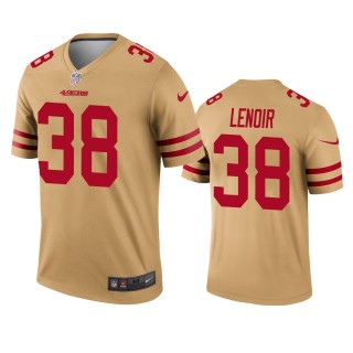 San Francisco 49ers Deommodore Lenoir Gold Inverted Legend Jersey
