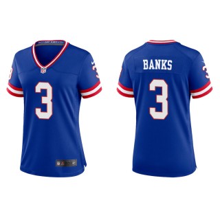Women's Deonte Banks Giants Royal Classic Game Jersey