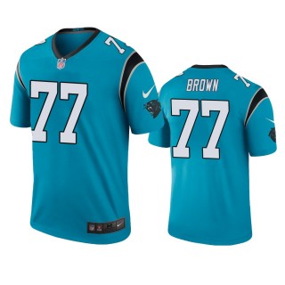 Carolina Panthers Deonte Brown Blue Color Rush Legend Jersey