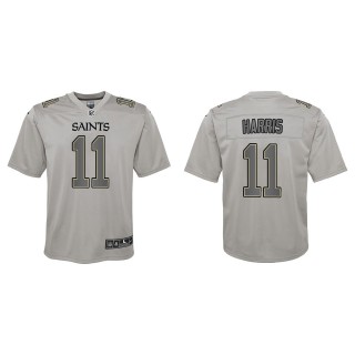 Deonte Harris Youth New Orleans Saints Gray Atmosphere Game Jersey