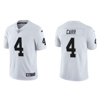 Men's Las Vegas Raiders Derek Carr White Vapor Limited Jersey