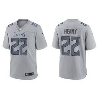 Derrick Henry Tennessee Titans Gray Atmosphere Fashion Game Jersey