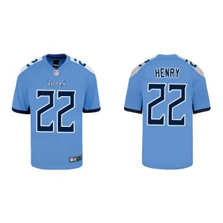 Derrick Henry Youth Tennessee Titans Light Blue Game Jersey