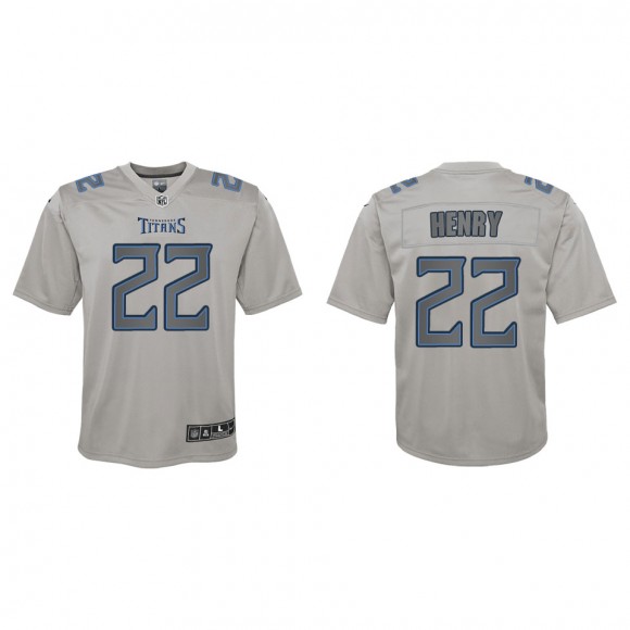 Derrick Henry Youth Tennessee Titans Gray Atmosphere Game Jersey