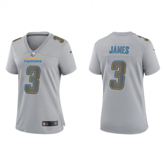 Derwin James Women's Los Angeles Chargers Gray Atmosphere Fashion Game Jersey