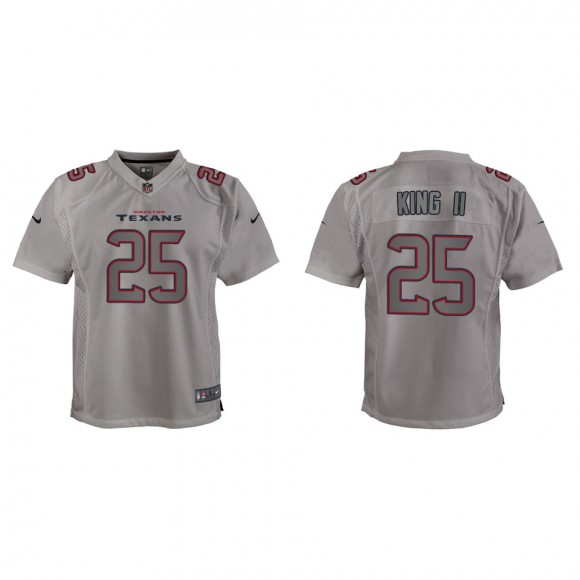 Desmond King Youth Houston Texans Gray Atmosphere Game Jersey