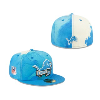 Detroit Lions 2022 Sideline Ink Dye 59FIFTY Fitted Hat